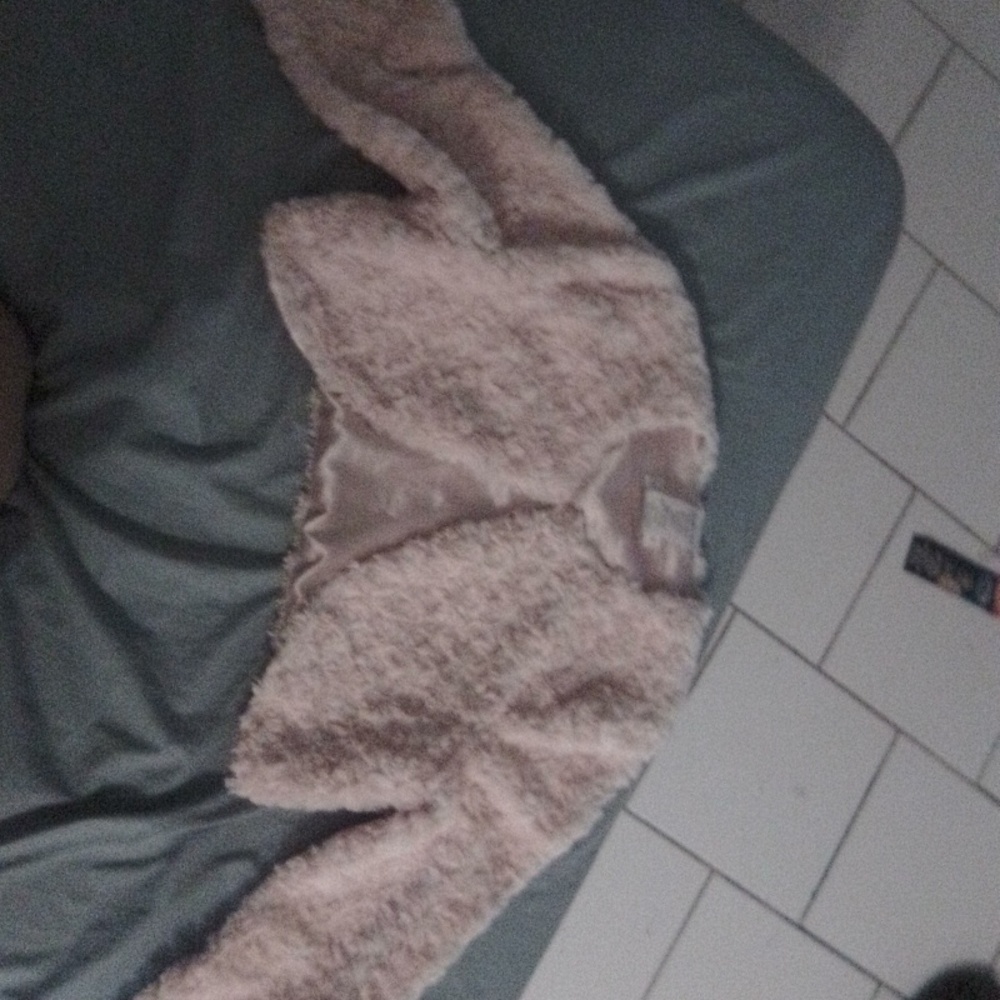 A pink blazer
